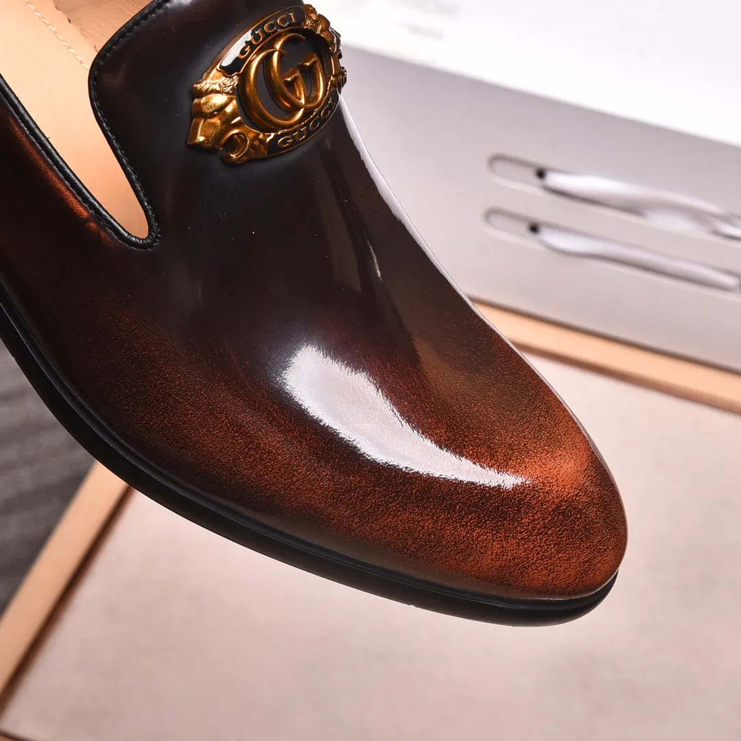 Men's shoes💰540📛📛Original (water-dyed cowhide) Gucci GUCCI official website formal shoes🌀 Italian🇮🇹imported cowhide➕top imported water-dyed cowhide lining💋Finely handmade original bottom, the real thing looks better when photographed in person Standard size 38-44